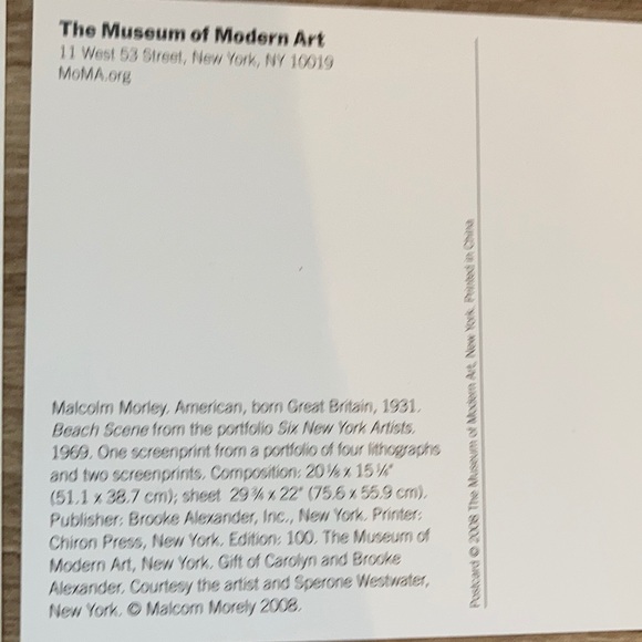 Museum of modern art postcards Ocean Views - Picture 14 of 15